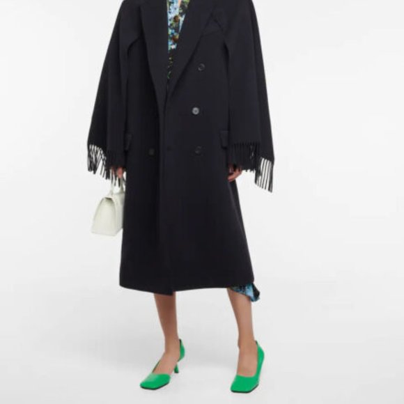 BALENCIAGA Void Square Toe Half d'Orsay Pump Size 37.5 - Picture 5 of 5